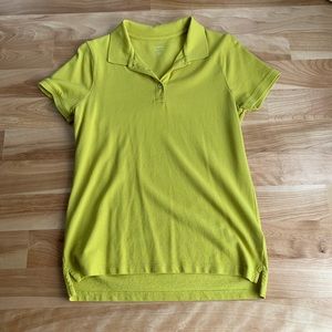 J. Crew citrine pique polo
